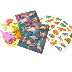 Vintage lot of dinosaur 🦕 stickers‎